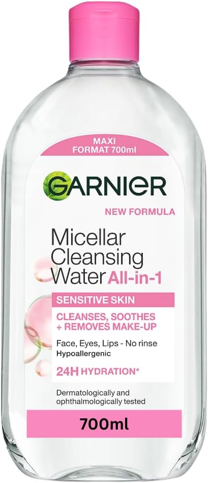 Garnier Micellar Water 700ml, All-in-One Face Cleanser & Makeup Remover — photo 1