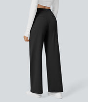Halara Flex™ DayStretch High Waisted Pocket Straight Leg Work Trousers