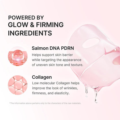 medicube Jelly Gel Mask with Salmon DNA PDRN Pink Collagen, 4EA — photo 3
