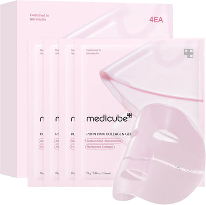 medicube Jelly Gel Mask with Salmon DNA PDRN Pink Collagen, 4EA — photo 1