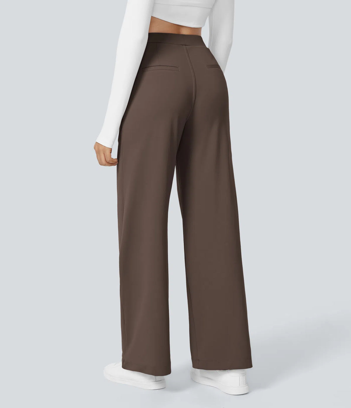 Halara Flex™ DayStretch High Waisted Pocket Straight Leg Work Trousers — photo 13