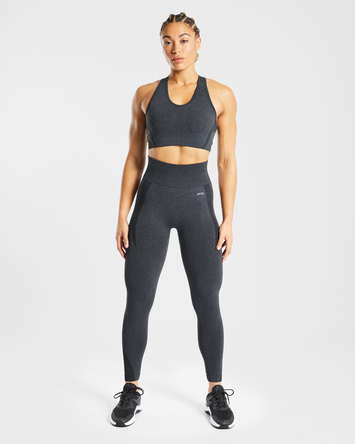 Balance V2 Seamless Leggings - Speckle Black — photo 3
