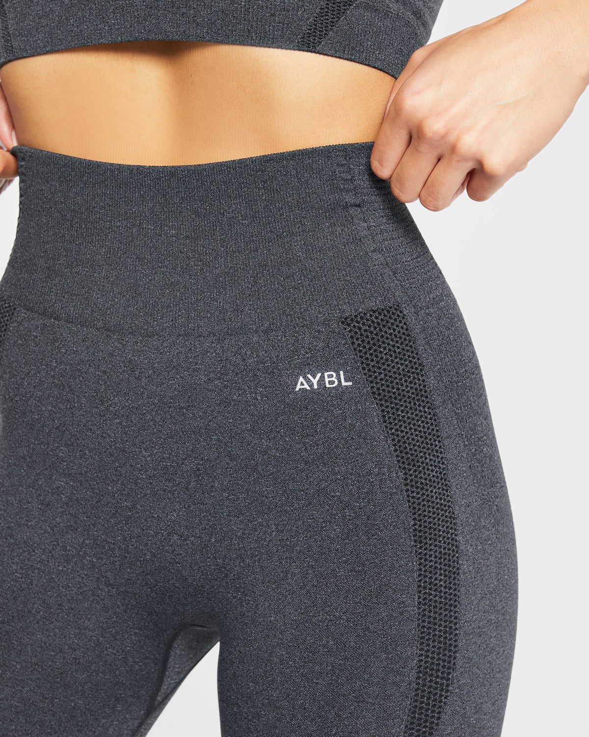 Balance V2 Seamless Leggings - Speckle Black — photo 5