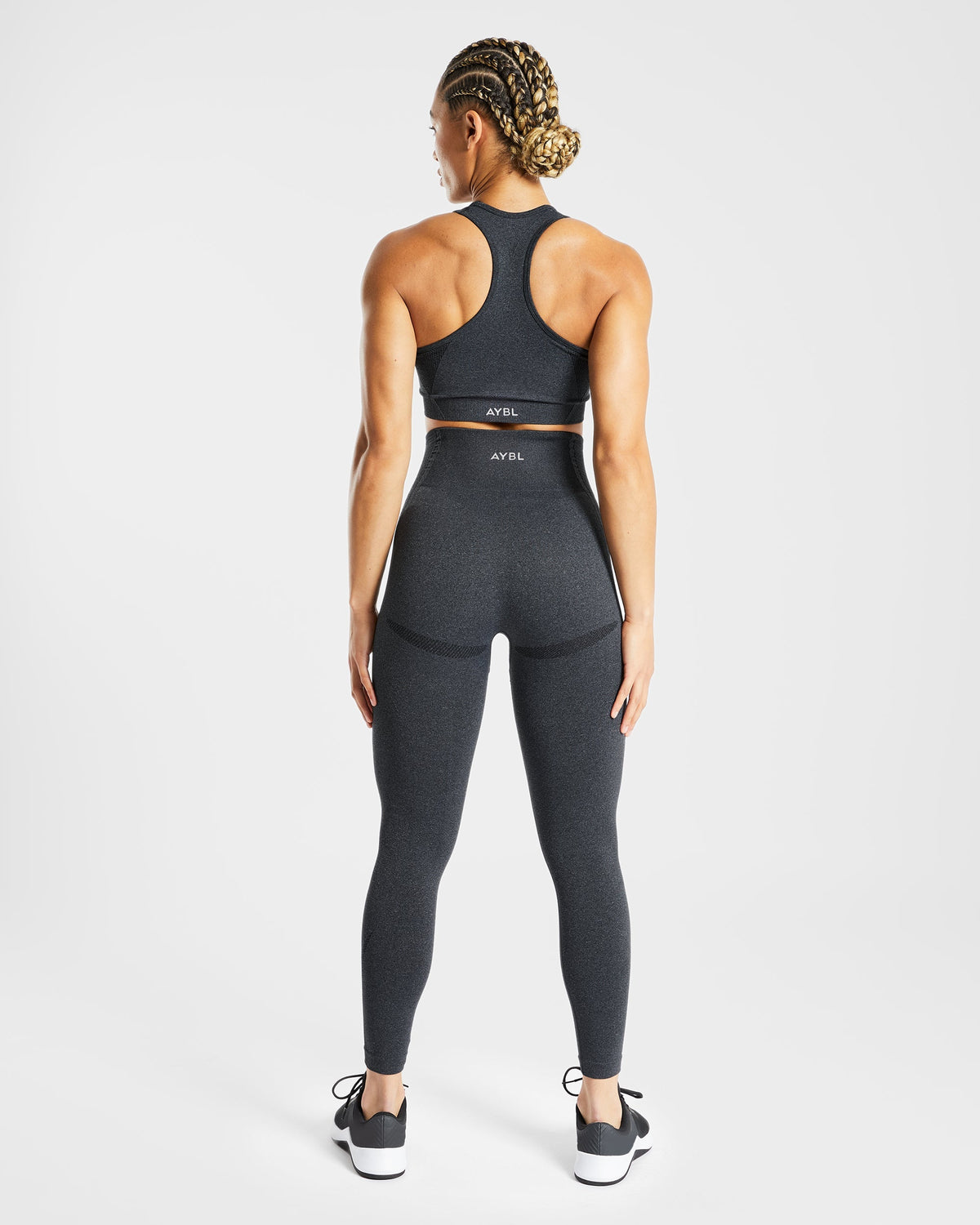 Balance V2 Seamless Leggings - Speckle Black — photo 4