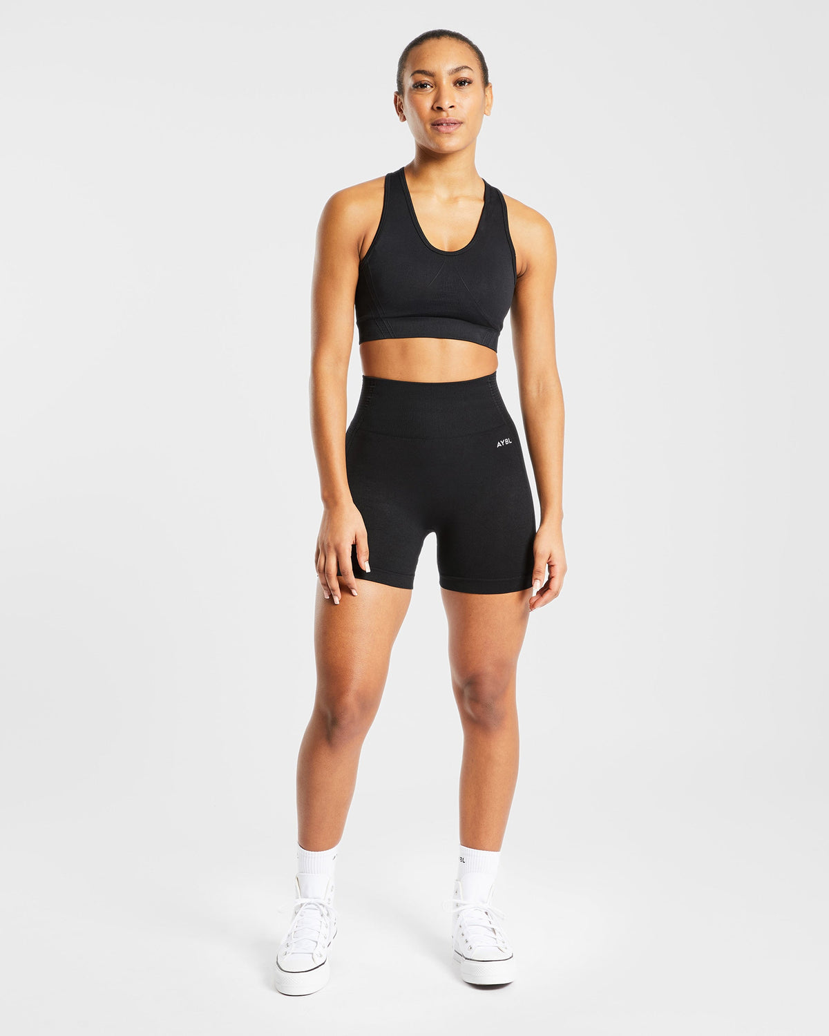 Balance V2 Seamless Shorts - Black — photo 3