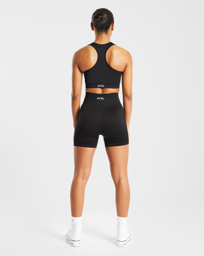 Balance V2 Seamless Shorts - Black — photo 4