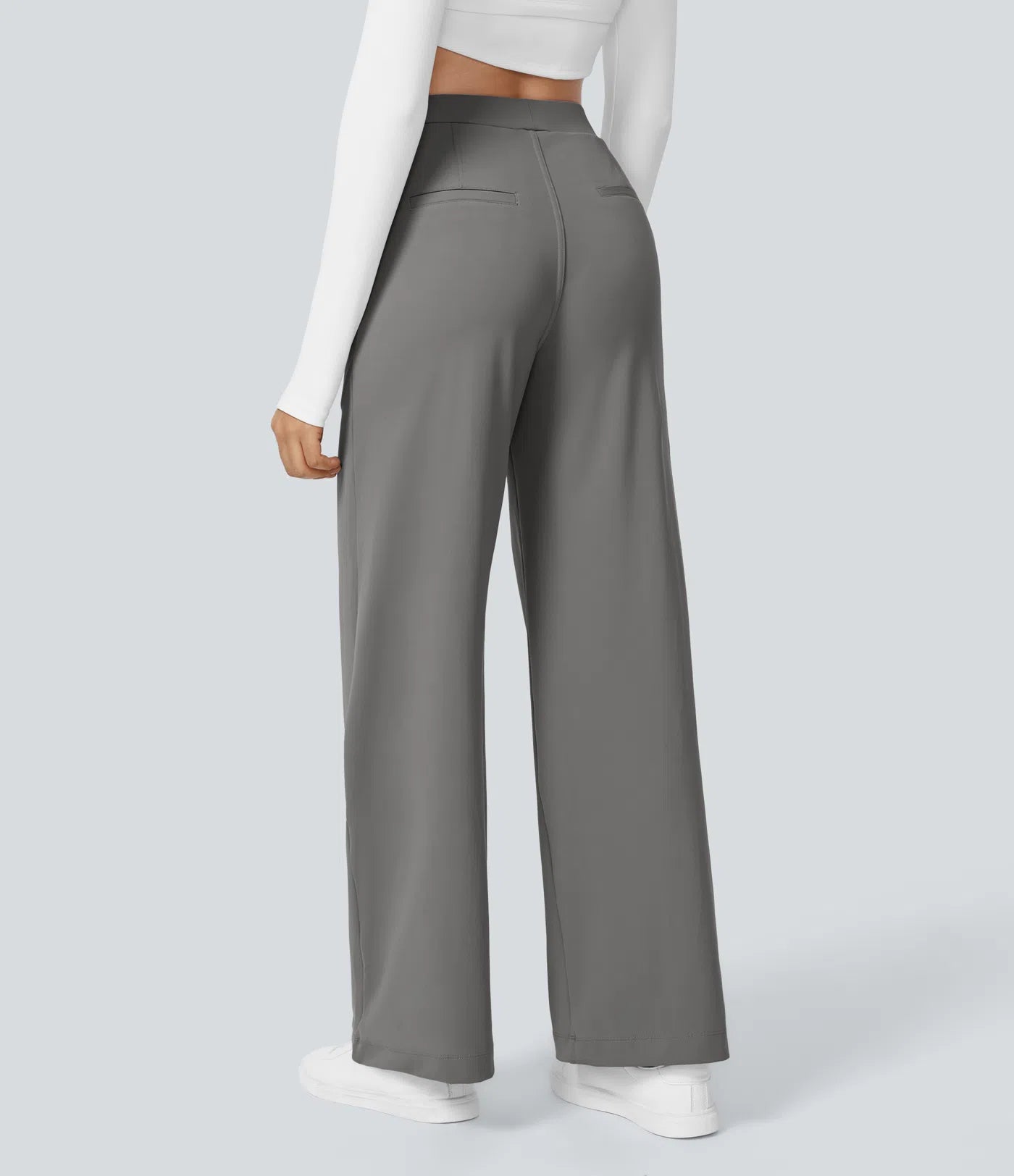 Halara Flex™ DayStretch High Waisted Pocket Straight Leg Work Trousers — photo 7