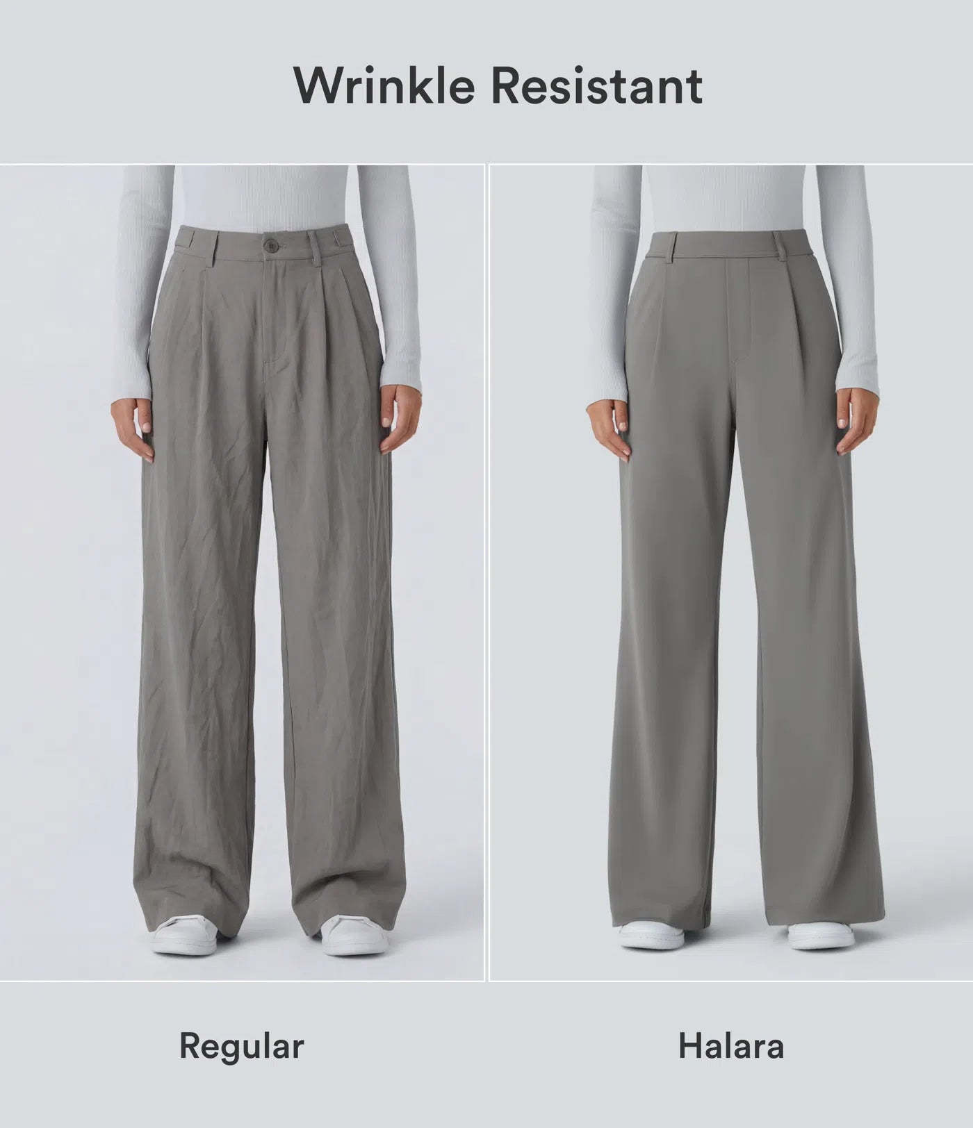 Halara Flex™ DayStretch High Waisted Pocket Straight Leg Work Trousers — photo 11