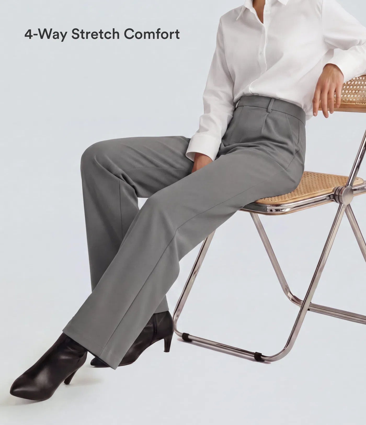 Halara Flex™ DayStretch High Waisted Pocket Straight Leg Work Trousers — photo 12